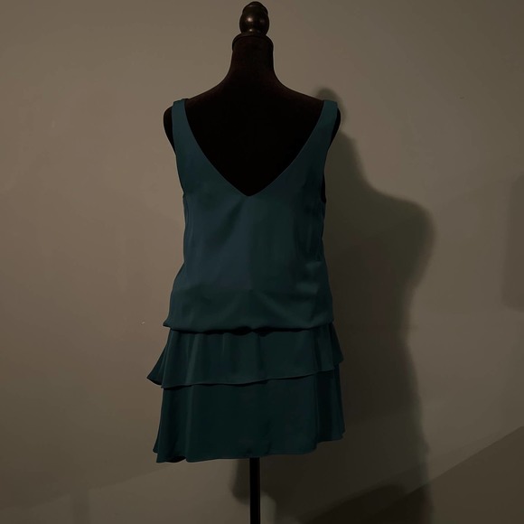 Amanda Uprichard- Teal Sleeveless Dress - Picture 3 of 5